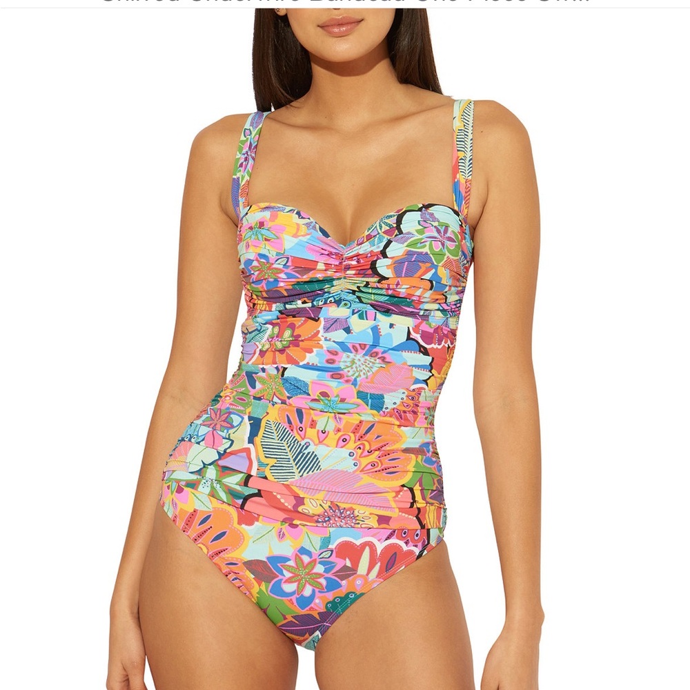 Colorful Bleu Rod Swimsuit